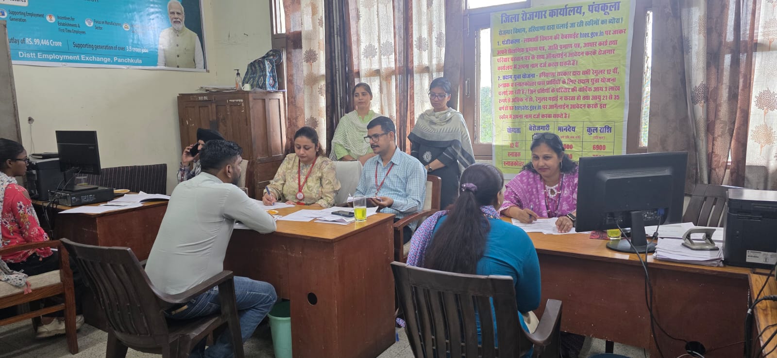 केंद्र सरकार के 12 वर्ष पूर्ण होने पर पंचकूला में रोजगार मेले का आयोजन, 73 अभ्यर्थी शॉर्टलिस्ट