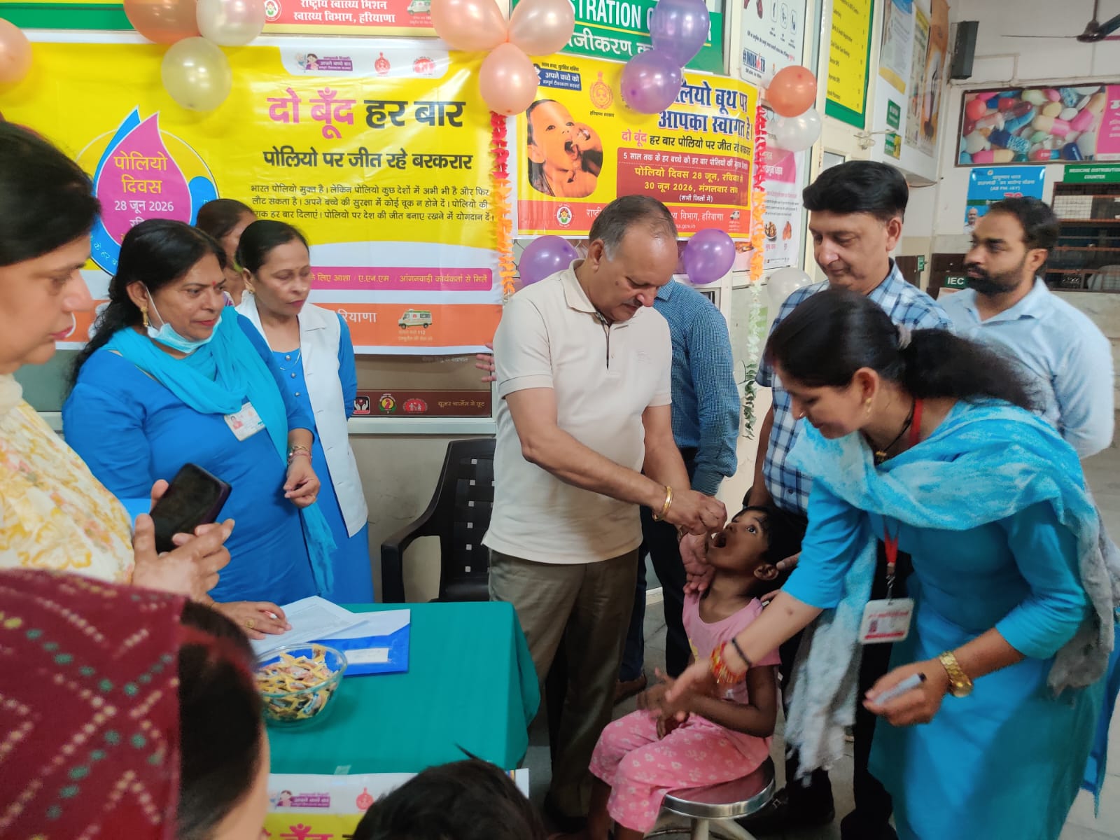 उपायुक्त के निर्देश कोई भी बच्चा पोलियो ड्रॉप पीने से नहीं रहे वंचित