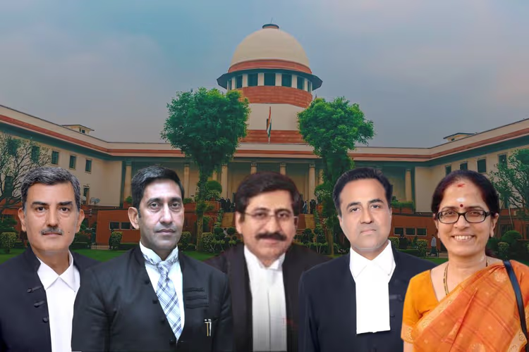सुप्रीम कोर्ट में 5 नए जजों की नियुक्ति को मंजूरी, न्यायाधीशों की संख्या बढ़कर 37 होगी