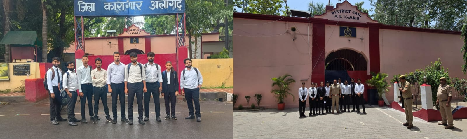 विधि छात्रों ने किया जिला कारागार का शैक्षणिक भ्रमण, न्याय व्यवस्था की कार्यप्रणाली को जाना