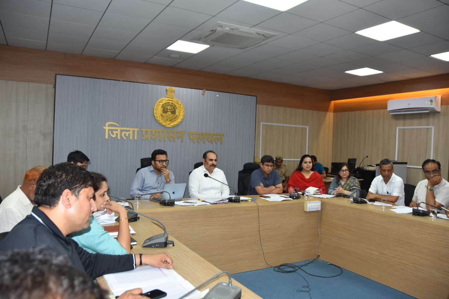 जिला प्रशासन पलवल को मुख्य निर्वाचन अधिकारी ए. श्रीनिवास से मिली प्रशंसा