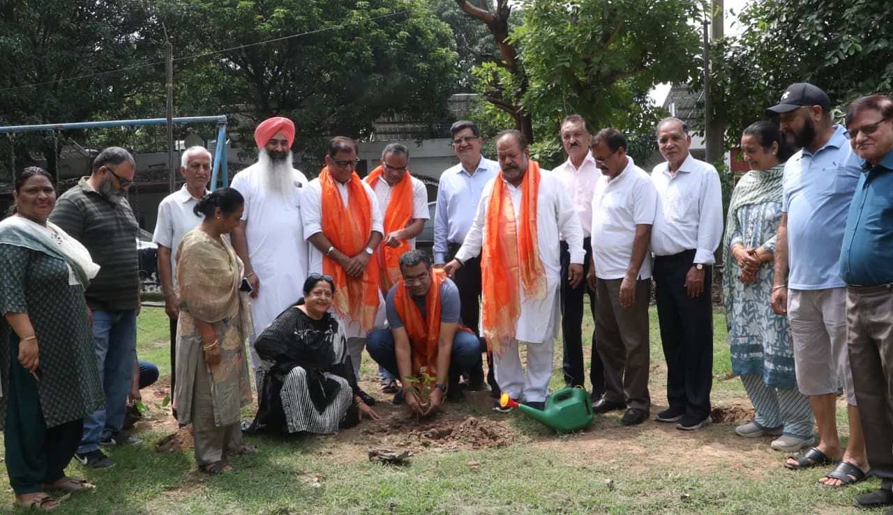 वृक्षारोपण अभियान के तहत 300 पौधे लगाए