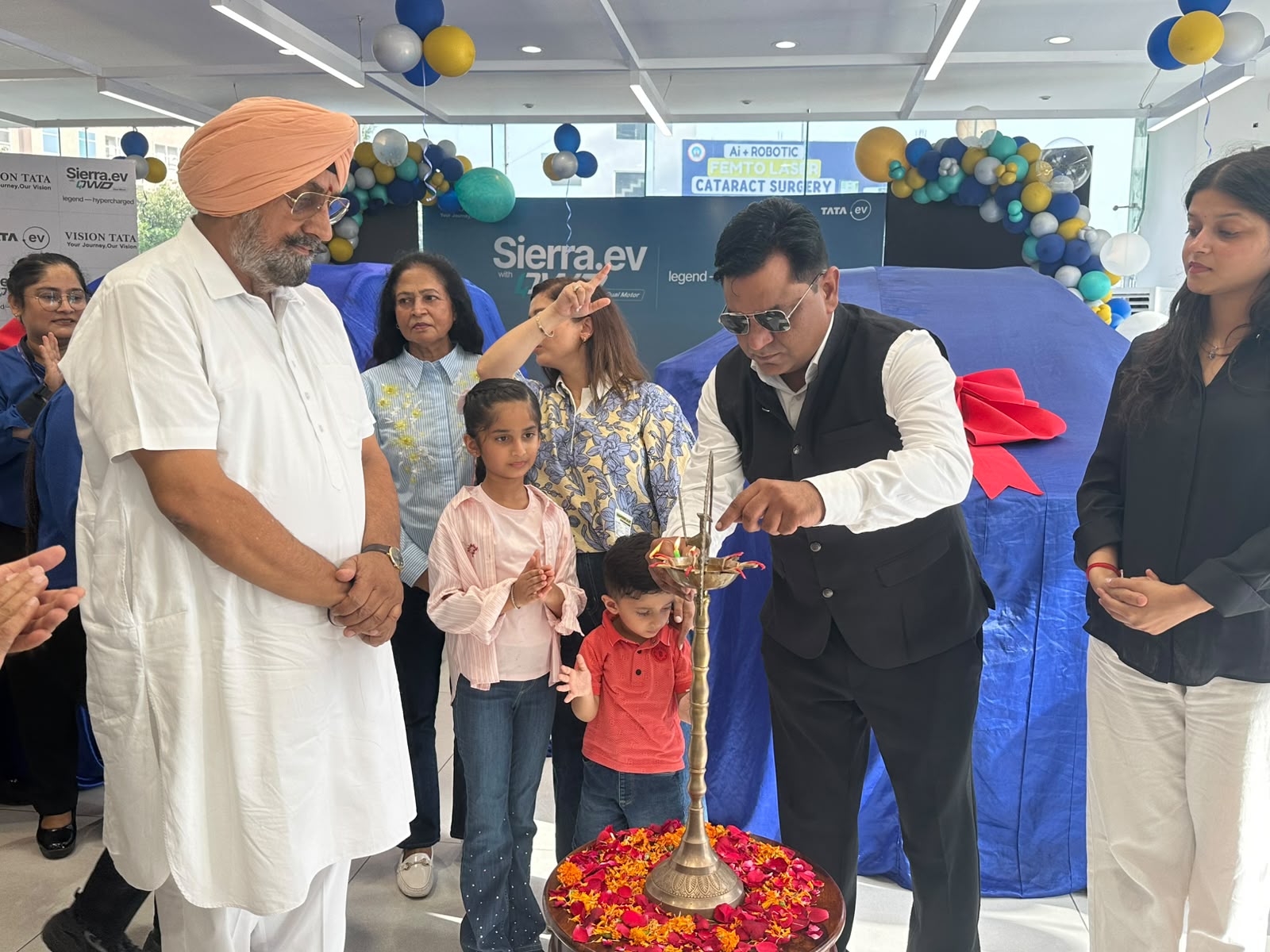 ज़ीरकपुर में लॉन्च हुई टाटा सिएरा इलेक्ट्रिक SUV, विधायक कुलजीत सिंह रंधावा ने किया अनावरण