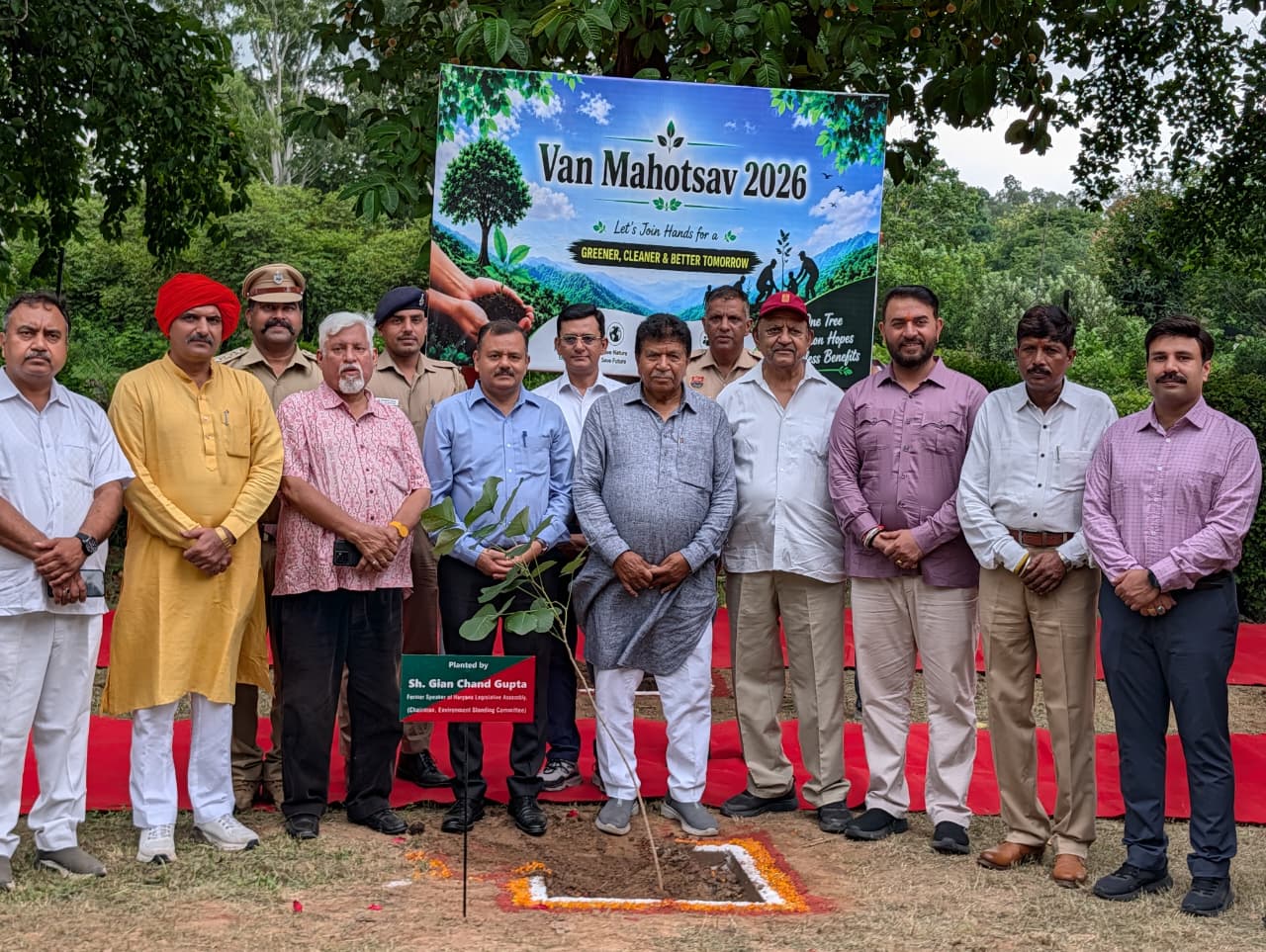 पर्यावरण स्थायी समिति ने डड्डू माजरा में हरित पहल का किया निरीक्षण; बॉटनिकल गार्डन में आयोजित हुआ पौधारोपण अभियान