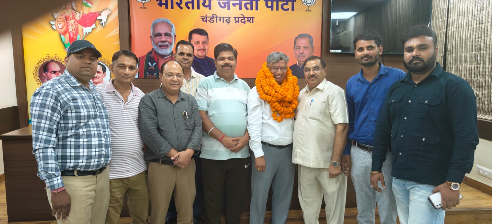 भाजपा रानी लक्ष्मीबाई जिले के कार्यकारी अध्यक्ष बने