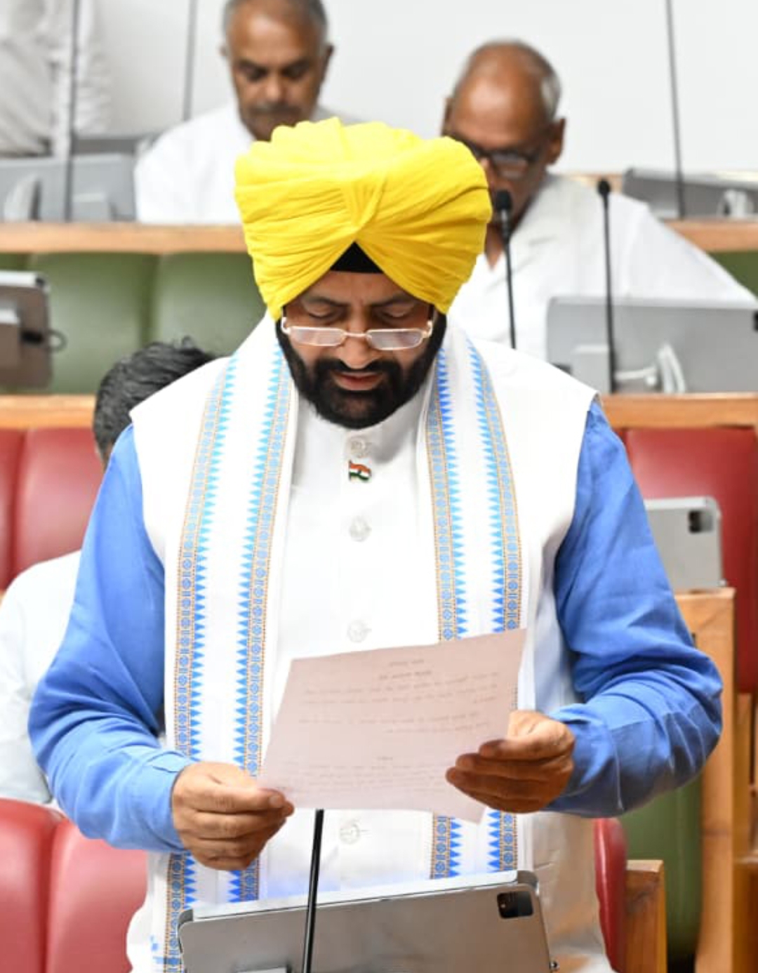 मुख्यमंत्री नायब सिंह सैनी ने सदन में पेश किया गुरु रविदास जी महाराज समरसता संकल्प अभियान पर सरकारी प्रस्ताव