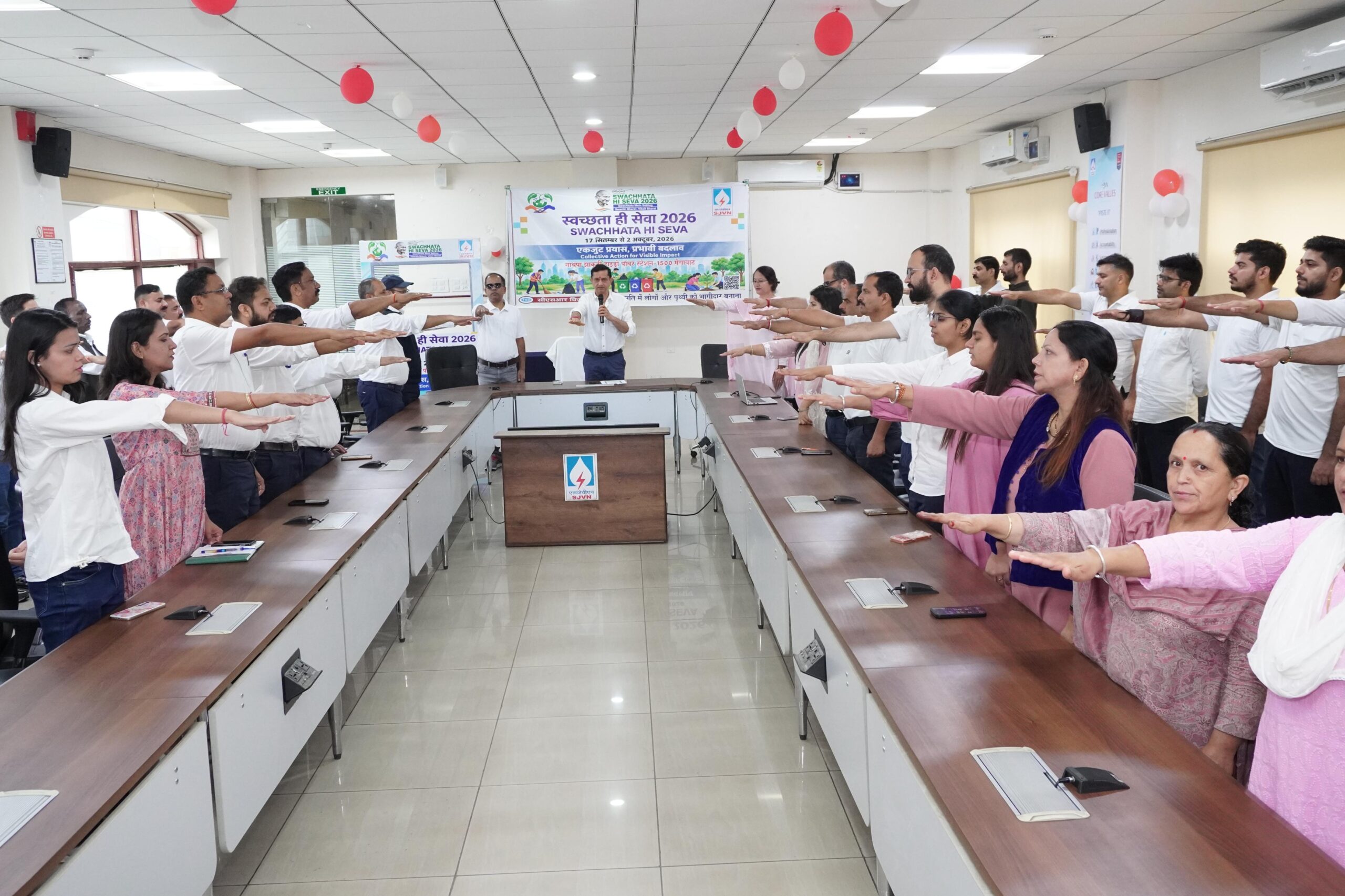 नाथपा झाकड़ी हाइड्रो पॉवर स्टेशन में “स्वच्छता पखवाड़ा 2026” का शुभारंभ