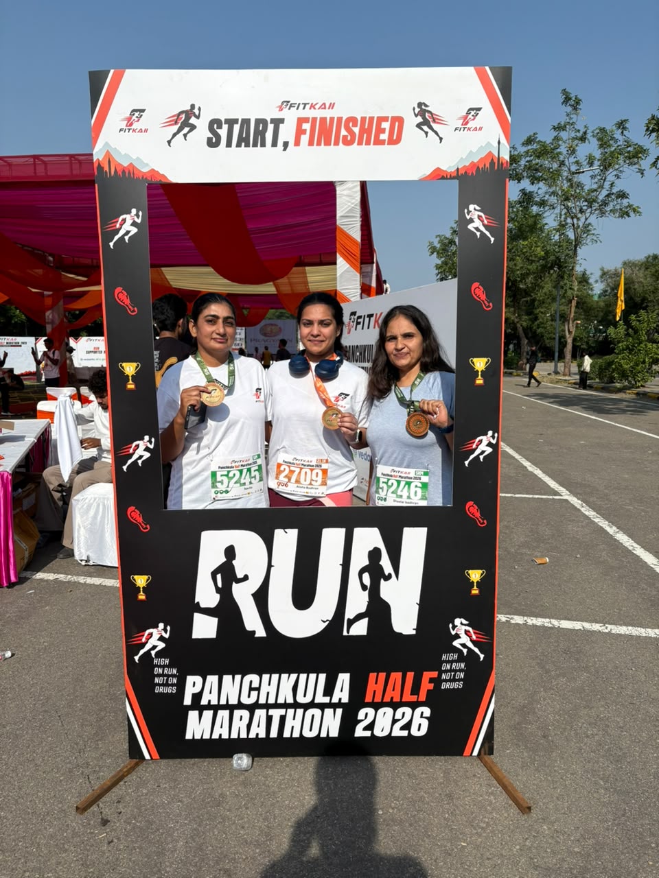 पंचकूला हाफ मैराथन पूरी कर अलीशा बधरान ने दिया फिटनेस और पर्यावरण संरक्षण का संदेश