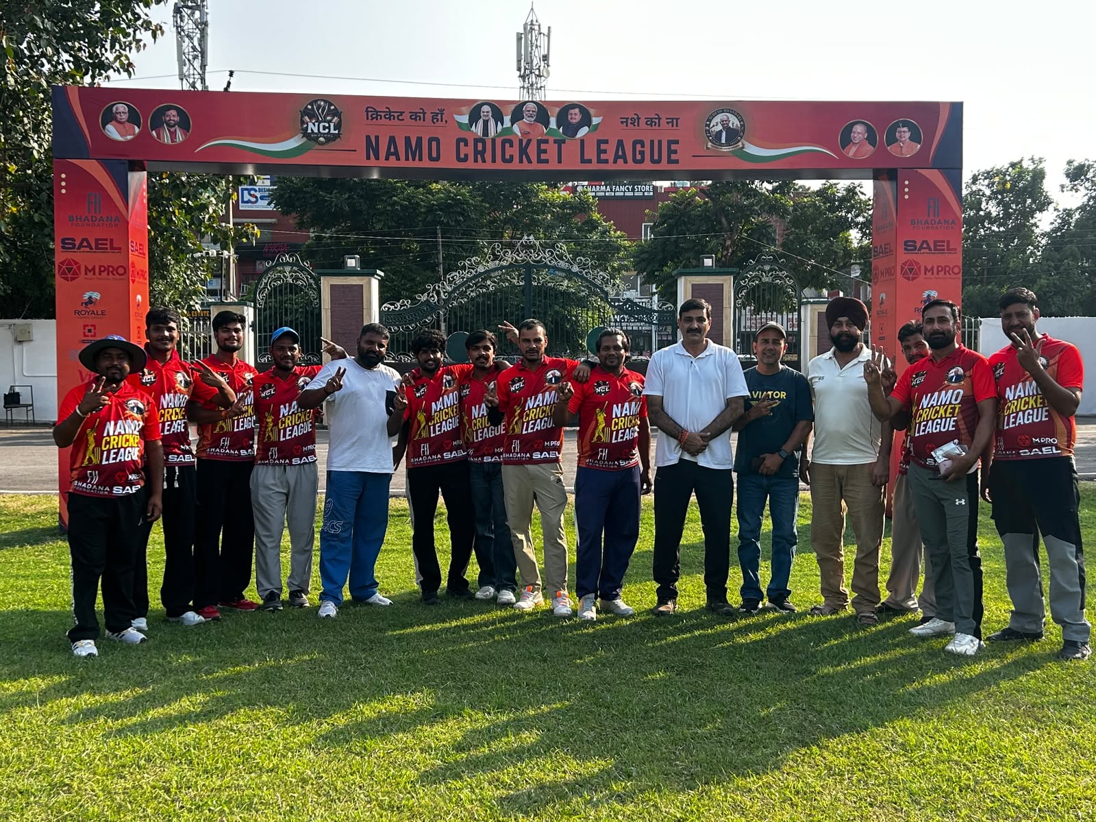 पंचकूला जोन में नमो क्रिकेट लीग का दिखा जबरदस्त जोश, 100 से अधिक टीमें ले रहीं भाग