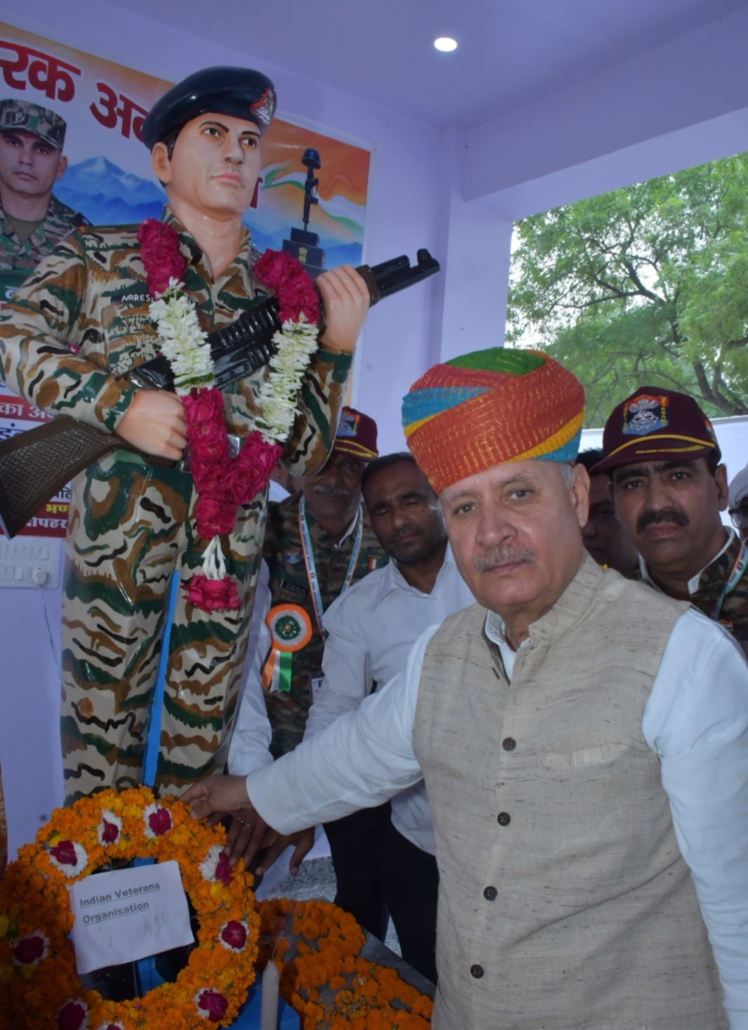 ’शहीद सूबेदार नरेश कुमार की प्रतिमा का अनावरण कर केंद्रीय मंत्री ने दी श्रद्धांजलि