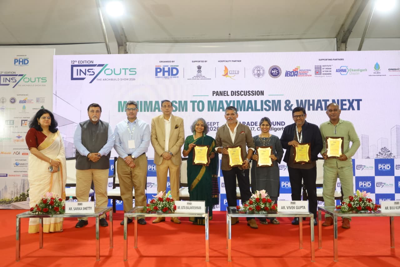 पीएचडीसीसीआई इन्स-आउट में आर्किटेक्चर को मिनिमलिज़्म से मैक्सिमलिज़्म पर किया मंथन