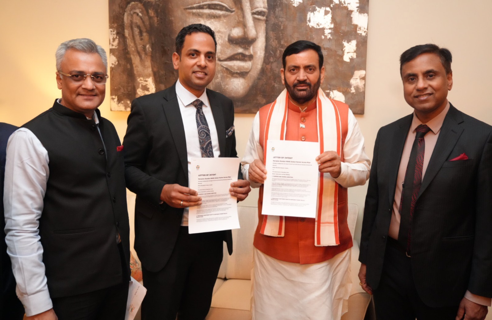 हरियाणा में निवेश के साथ साथ युवाओं को रोजगार भी प्रदान करेंगी स्वीडिश कंपनियाँ