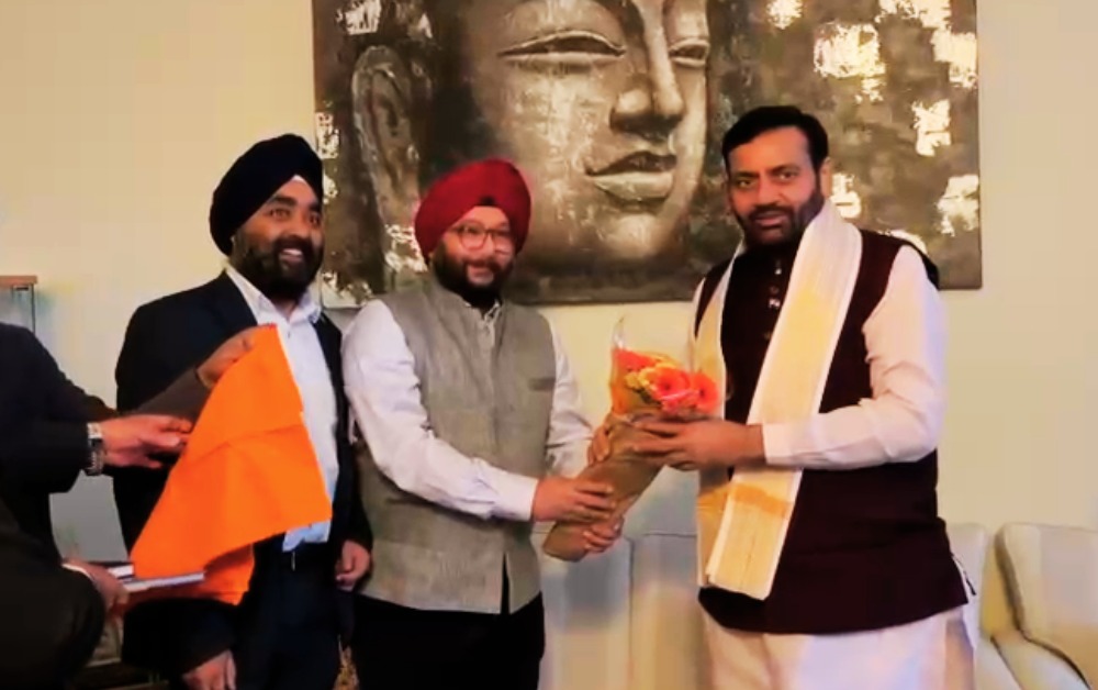 स्वीडिश सिख समुदाय के प्रतिनिधिमंडल ने इंडिया हाउस में हरियाणा के मुख्यमंत्री सैनी से की भेंट