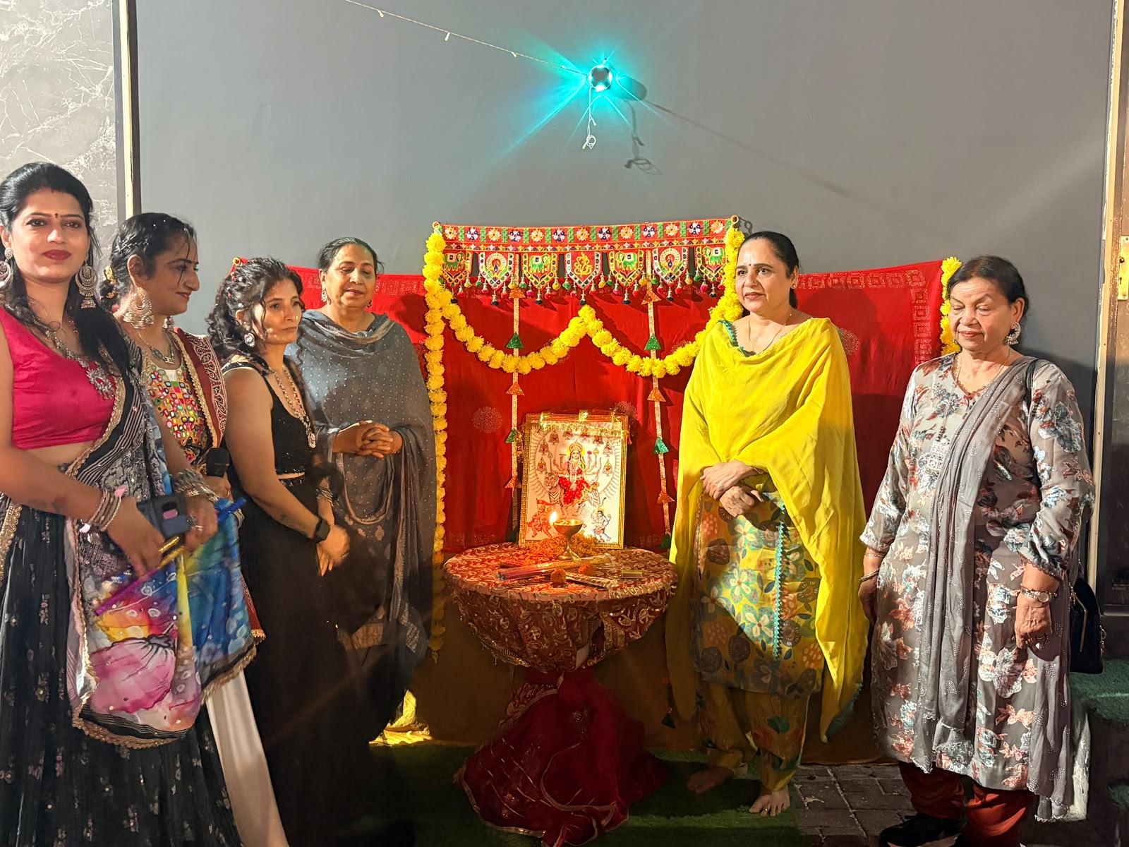 ढकौली में पहली बार डांडिया उत्सव का आयोजन